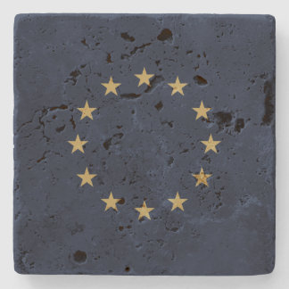 Dessous-de-verre En Pierre Stars - Étoiles - Europe - Europe - Drapeau de l'U