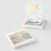 Dessous-de-verre En Pierre Stay Salty Sunset Beach (Côté)