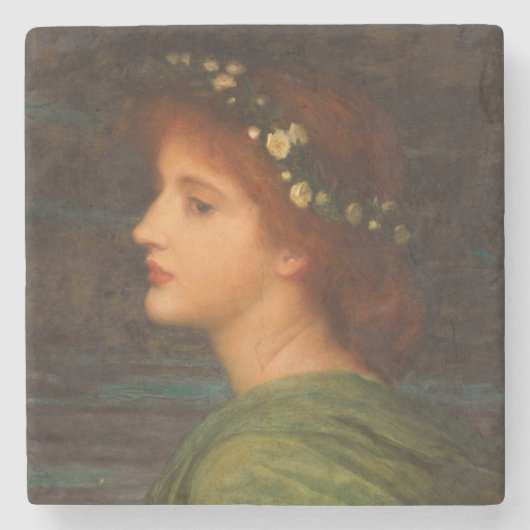 Dessous-de-verre En Pierre Stella (par Frank Dicksee) (Devant)