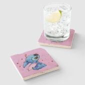 Dessous-de-verre En Pierre Stitch Stone Coaster (Côté)