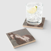 Dessous-de-verre En Pierre Stone Coaster_pinto (Côté)