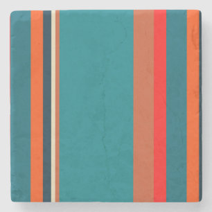 Dessous-de-verre En Pierre Stripes du sud-ouest 29