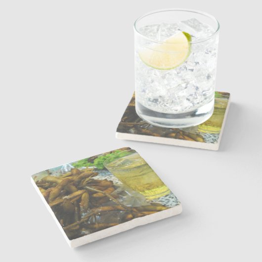 Dessous-de-verre En Pierre Style Edamame Thai (Côté)