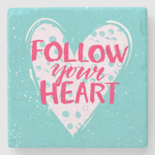Dessous-de-verre En Pierre Suivez votre coeur 2
