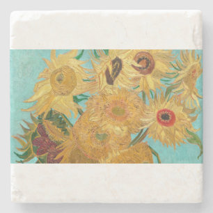 Dessous-de-verre En Pierre Sunflowers par Vincent van Gogh