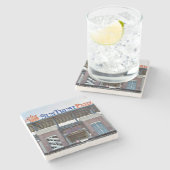 Dessous-de-verre En Pierre SunTrust Field, Baseball Atlanta (Côté)