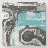 Dessous-de-verre En Pierre Surface Current – Flow & Structure Necklace (Devant)