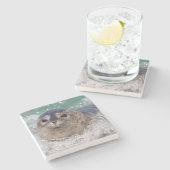 Dessous-de-verre En Pierre Surfer de bébé phoque (Côté)