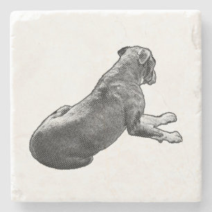 Dessous-de-verre En Pierre Suspendre À Côté D'Un Regard