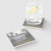 Dessous-de-verre En Pierre Swans sur Loch Lomond (Côté)