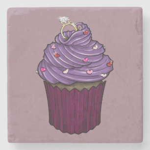 Dessous-de-verre En Pierre Sweet Proposition Cupcake