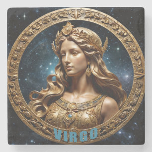Dessous-de-verre En Pierre Symbole d'astrologie virologique