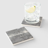 Dessous-de-verre En Pierre Symbole Virgo Zodiac Grunge Style Distressed (Côté)