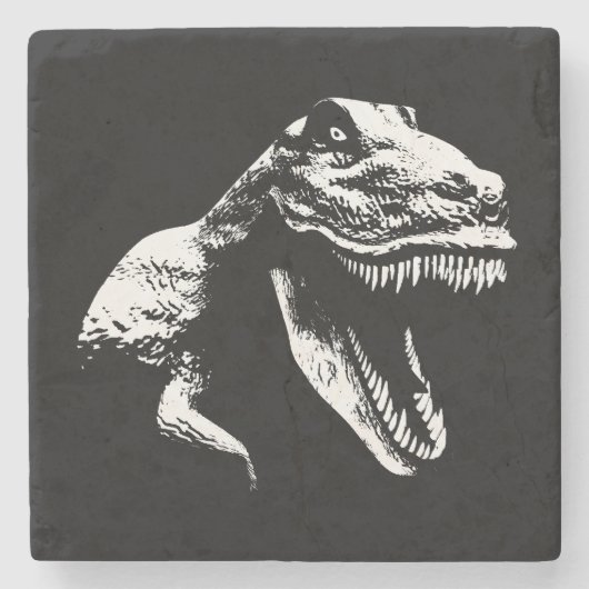 Dessous-de-verre En Pierre T blanc Rex (Devant)