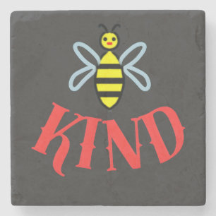Dessous-de-verre En Pierre T-shirt personnalisé 'Custom Bee Kind'