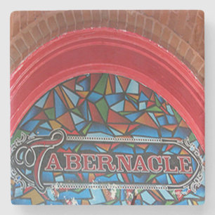 Dessous-de-verre En Pierre Tabernacle, du centre, marbre Ston de point de