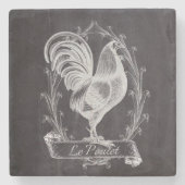 Dessous-de-verre En Pierre tableau chic rustique (Devant)