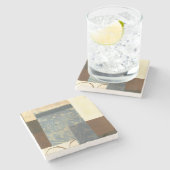 Dessous-de-verre En Pierre Tableau moderne à panneaux (Côté)