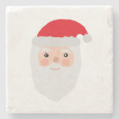 Dessous-de-verre En Pierre Tableau père Noël Illustration (Devant)