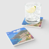 Dessous-de-verre En Pierre Take Me To Positano Marble Coaster (Côté)