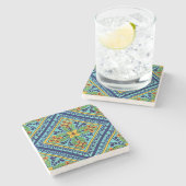 Dessous-de-verre En Pierre Talavera Tile (Côté)