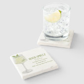 Dessous-de-verre En Pierre Tapis de Hugo Spritz (Côté)