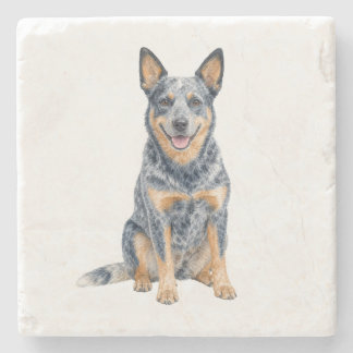 Dessous-de-verre En Pierre Tapis de pierre naturelle Chien de berger australi