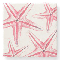 Tapis de pierre naturelle Étoile de mer rose
