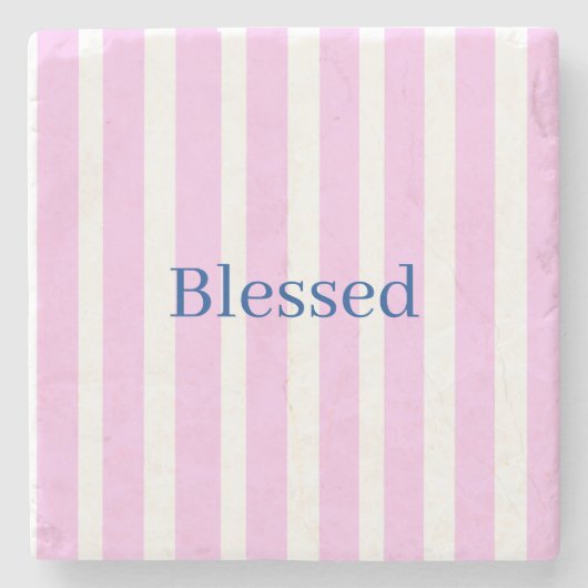 Dessous-de-verre En Pierre Tapis de souris BLESSED (Devant)