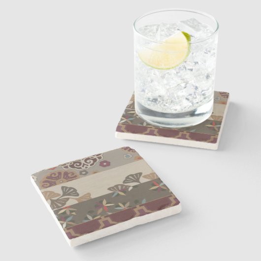 Dessous-de-verre En Pierre Tapisserie automatique II (Côté)