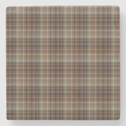 Dessous-de-verre En Pierre Tartan (Devant)