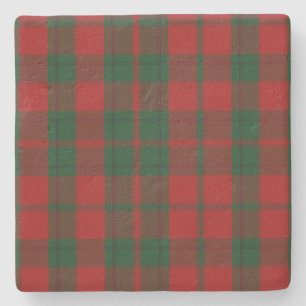 Dessous-de-verre En Pierre Tartan Clan Drummond Dessus de pierre