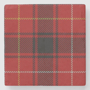 Dessous-de-verre En Pierre Tartan du clan MacIver de la vieille auberge écoss