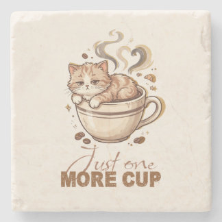 Dessous-de-verre En Pierre Tasse supplémentaire drôle Chat Café Marbre Dessou