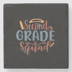 Dessous-de-verre En Pierre Teacher Art Deuxième Classe Squad