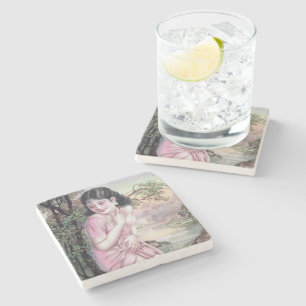 Dessous-de-verre En Pierre Tease en Stream Oasis par Shanghai China Girl