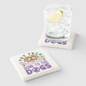 Dessous-de-verre En Pierre Technicien vétérinaire Vet Tech Vie Allée aux chie (Côté)