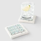 Dessous-de-verre En Pierre Technologue chirurgical Technique chirurgicale Tec (Côté)