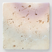 Dessous-de-verre En Pierre Teinture violet blanc bleu Tie (Devant)