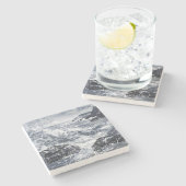 Dessous-de-verre En Pierre Tempête sur la côte galloise (Côté)