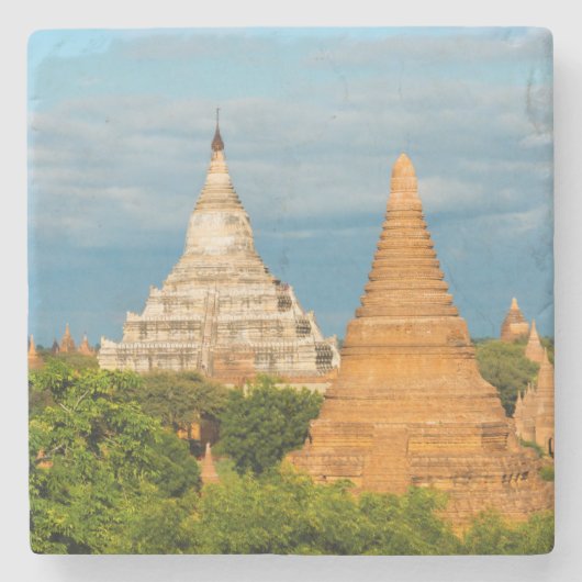Dessous-de-verre En Pierre Temples et pagodes antiques | Bagan (Devant)