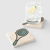 Dessous-de-verre En Pierre tennis (Côté)