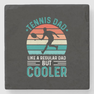 Dessous-de-verre En Pierre Tennis Dad Retro Sunset