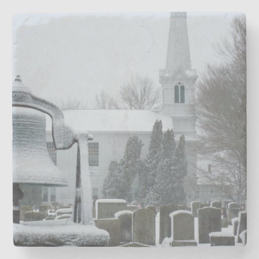 Dessous-de-verre En Pierre Terrains communaux, petit Compton, Île de Rhode (Devant)