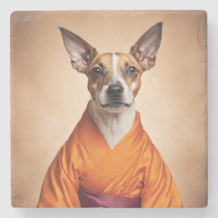 Dessous-de-verre En Pierre Terrier brésilien bouddhiste