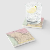 Dessous-de-verre En Pierre Territoire de l'Orégon (Côté)