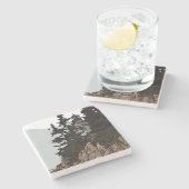 DESSOUS-DE-VERRE EN PIERRE TÊTE DU PORT DE BASS (Côté)