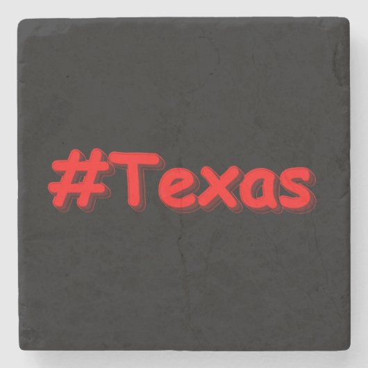 Dessous-de-verre En Pierre "#Texas " Conception sympa. Commandez dès maintena (Devant)
