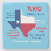 Dessous-de-verre En Pierre Texas Marble Pierre Dessous de verre faits Extraor (Devant)