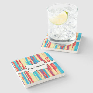 Dessous-de-verre En Pierre Texture des aquarelles